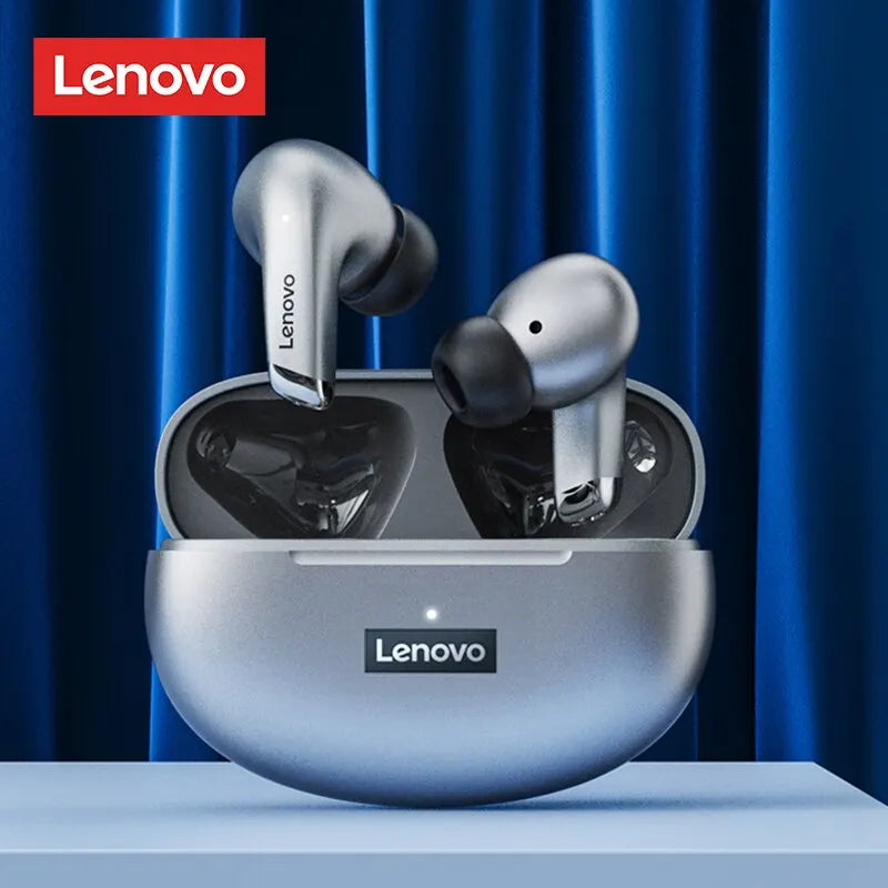 Lenovo LP5 Wireless Bluetooth Earbuds – HiFi Music, Sports Waterproof Headset with Mic